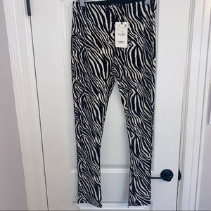 Zara Zebra print leggings